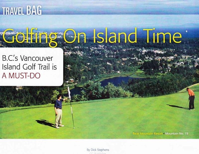 Cascade Golfer - Golfing on Island Time