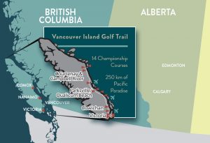 Small map of BC golf courses